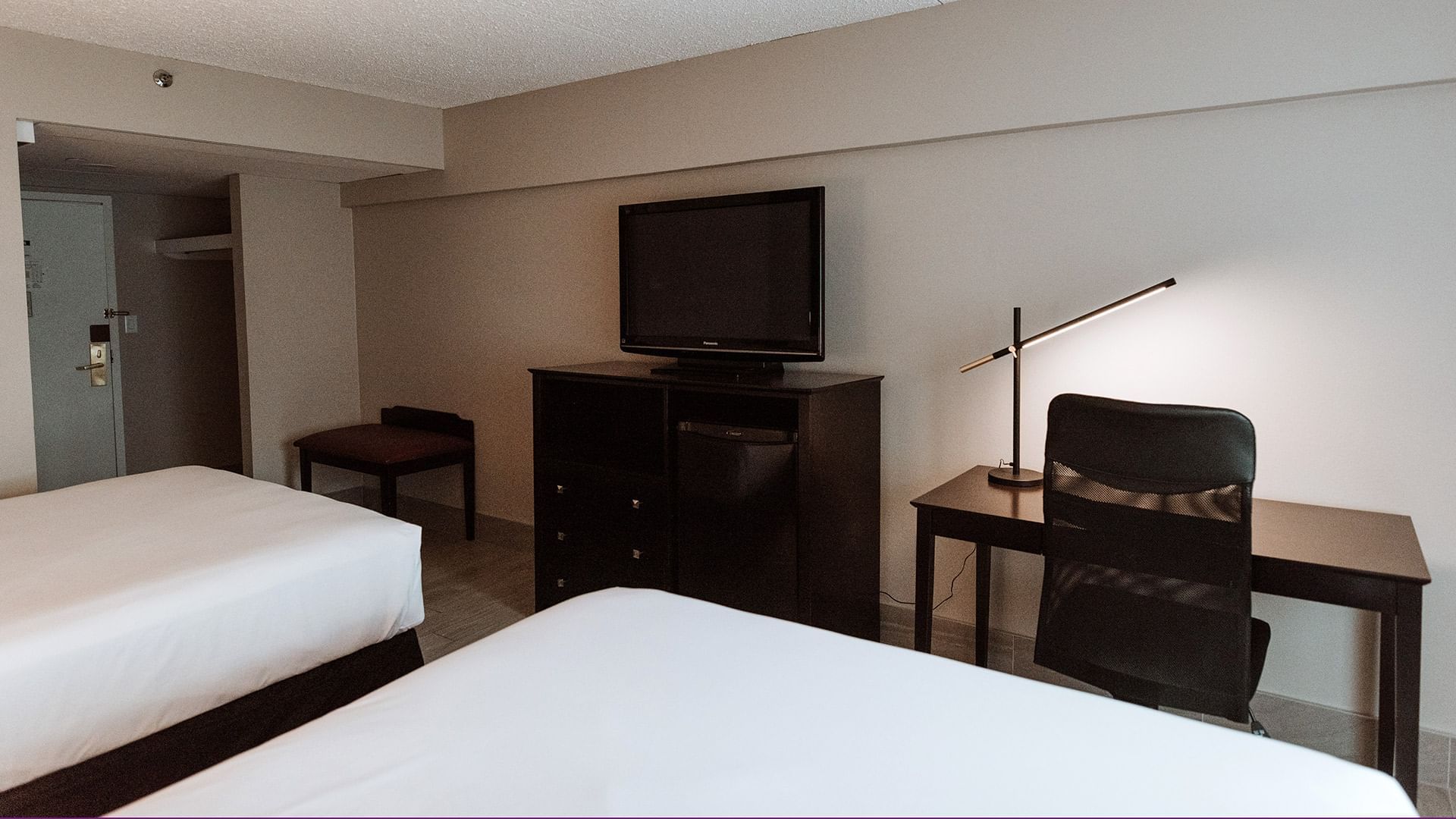 Two Queen Beds and TV