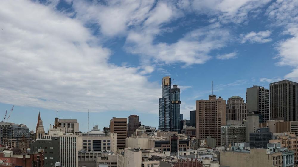 City view from the Pullman Melbourne City Centre