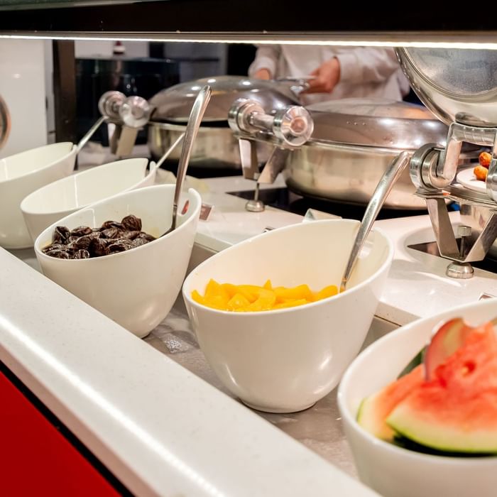 Buffet breakfast fruits at ibis world square sydney