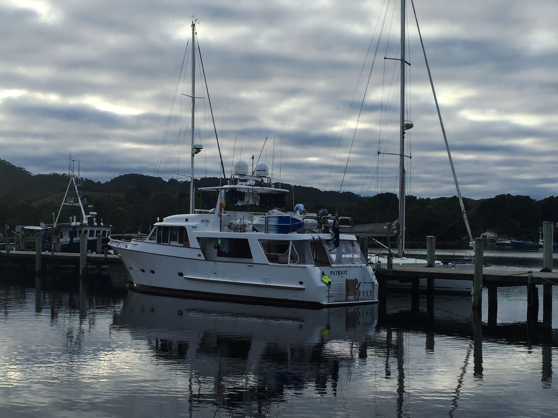 Sophia Vessel at Gordon River near the Strahan Village 