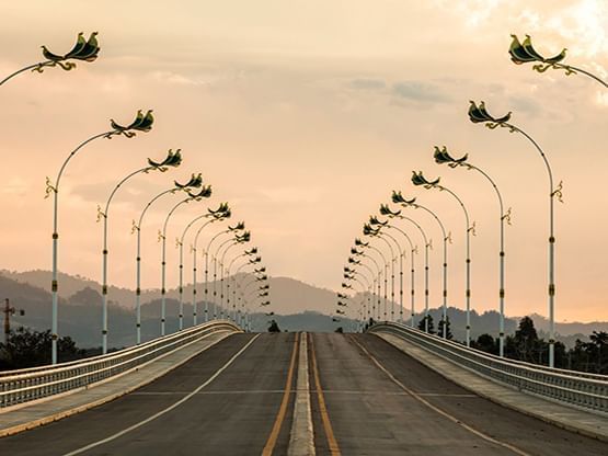 Thai Myanmar Friendship Bridge near Hop Inn Hotel