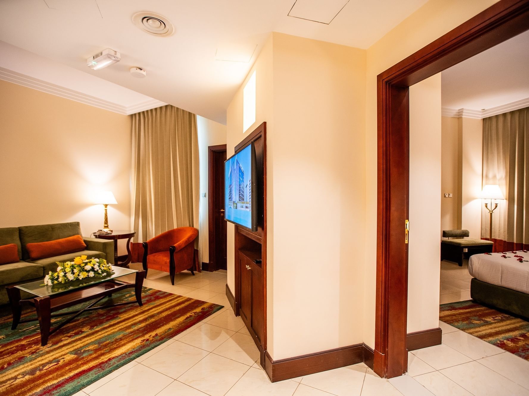Executive 1 Bedroom Apartments interior at City Seasons Hotels