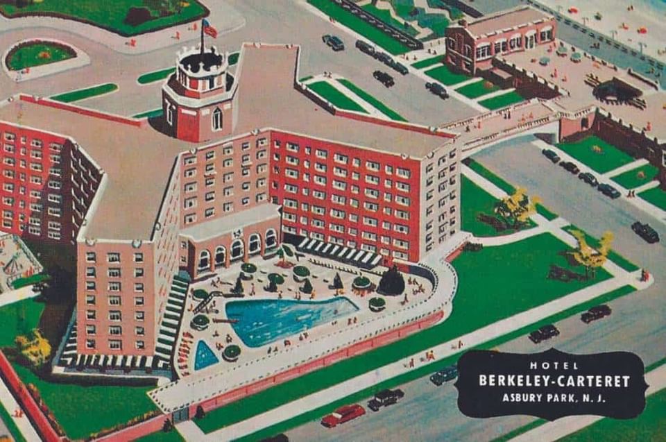 Vintage Berkeley Carteret Postcard