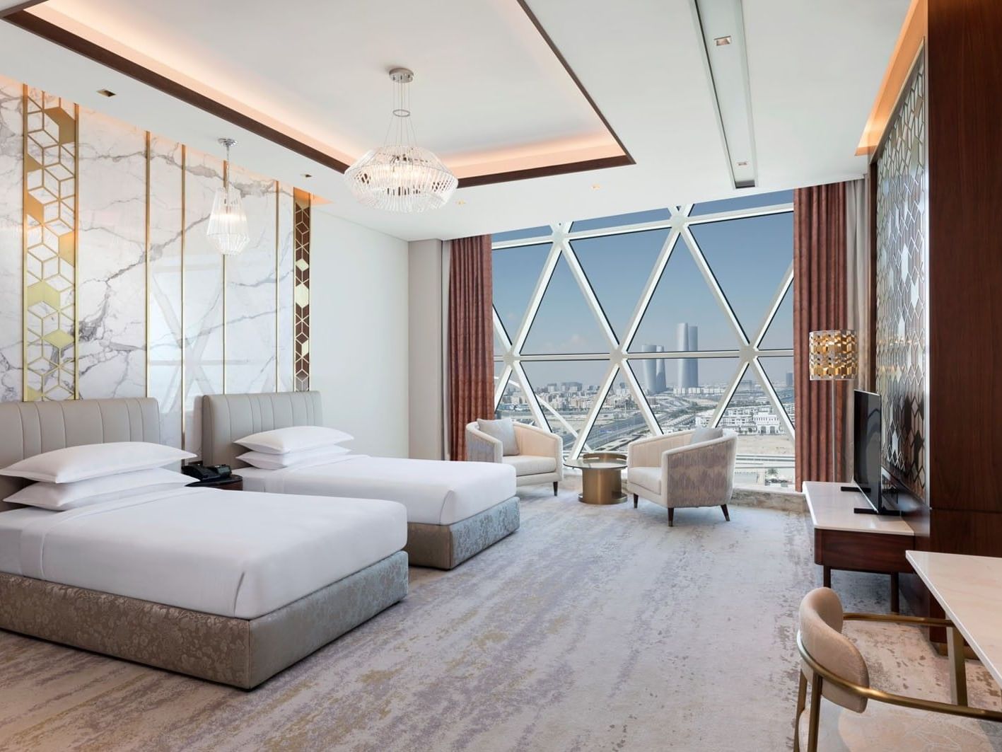 Premium Twin Room at Velero Hotel Doha Lusail