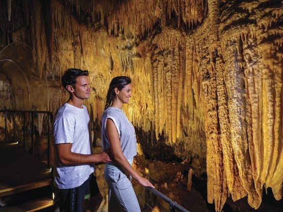 Interior of Jewel cave near Pullman Bunker Bay Resort