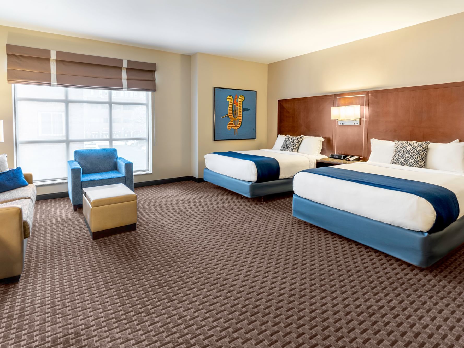 Studio Suite with two beds at New Haven Hotel