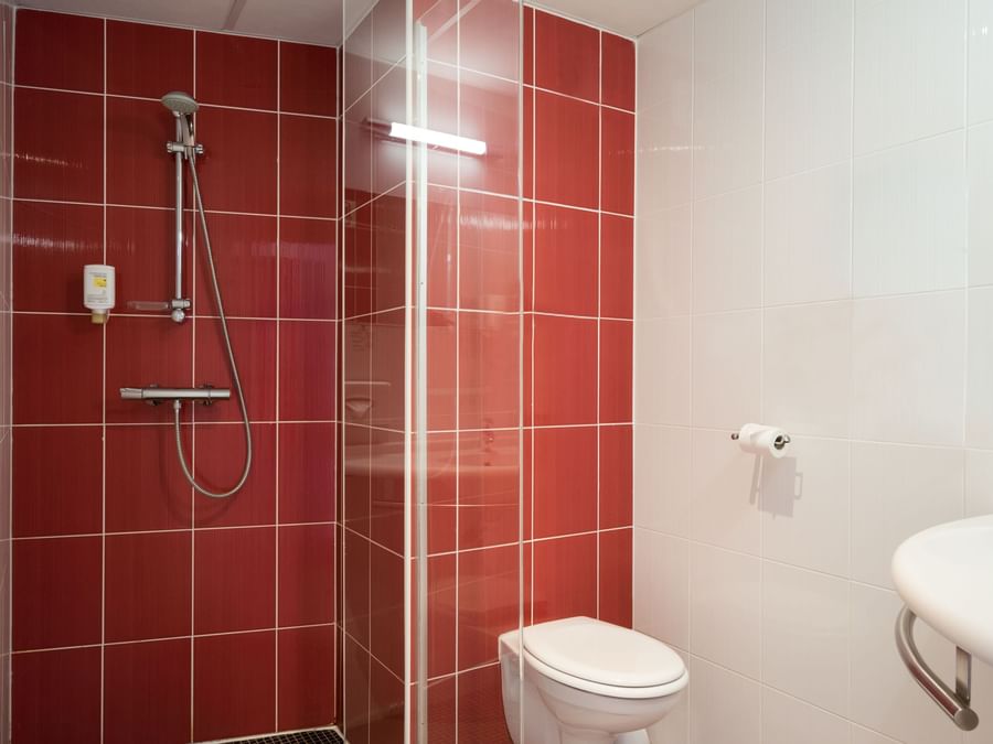 Bathroom in rooms at Hotel Novella Premium