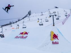 Skiing area at the Canada Olympic Park near Carriage House Hotel