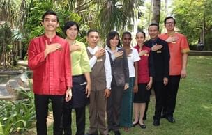 A group picture of employees at The Saujana Hotel Kuala Lumpur