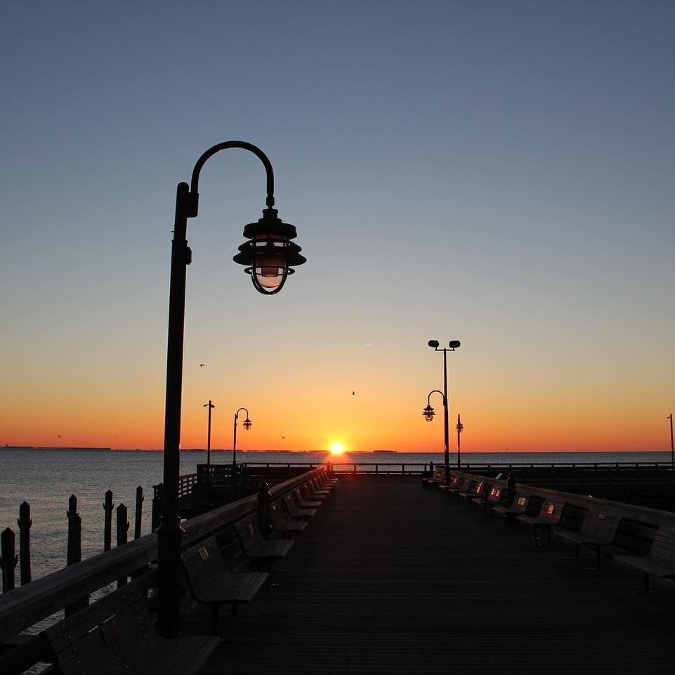 North Beach Boardwalk near Rod N Reel Resort