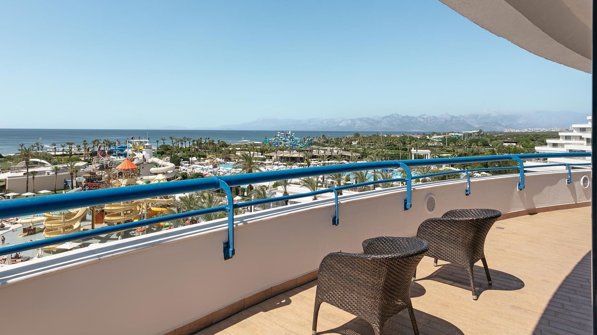 Scenery view from Junior Suite balcony area at Titanic Deluxe Lara