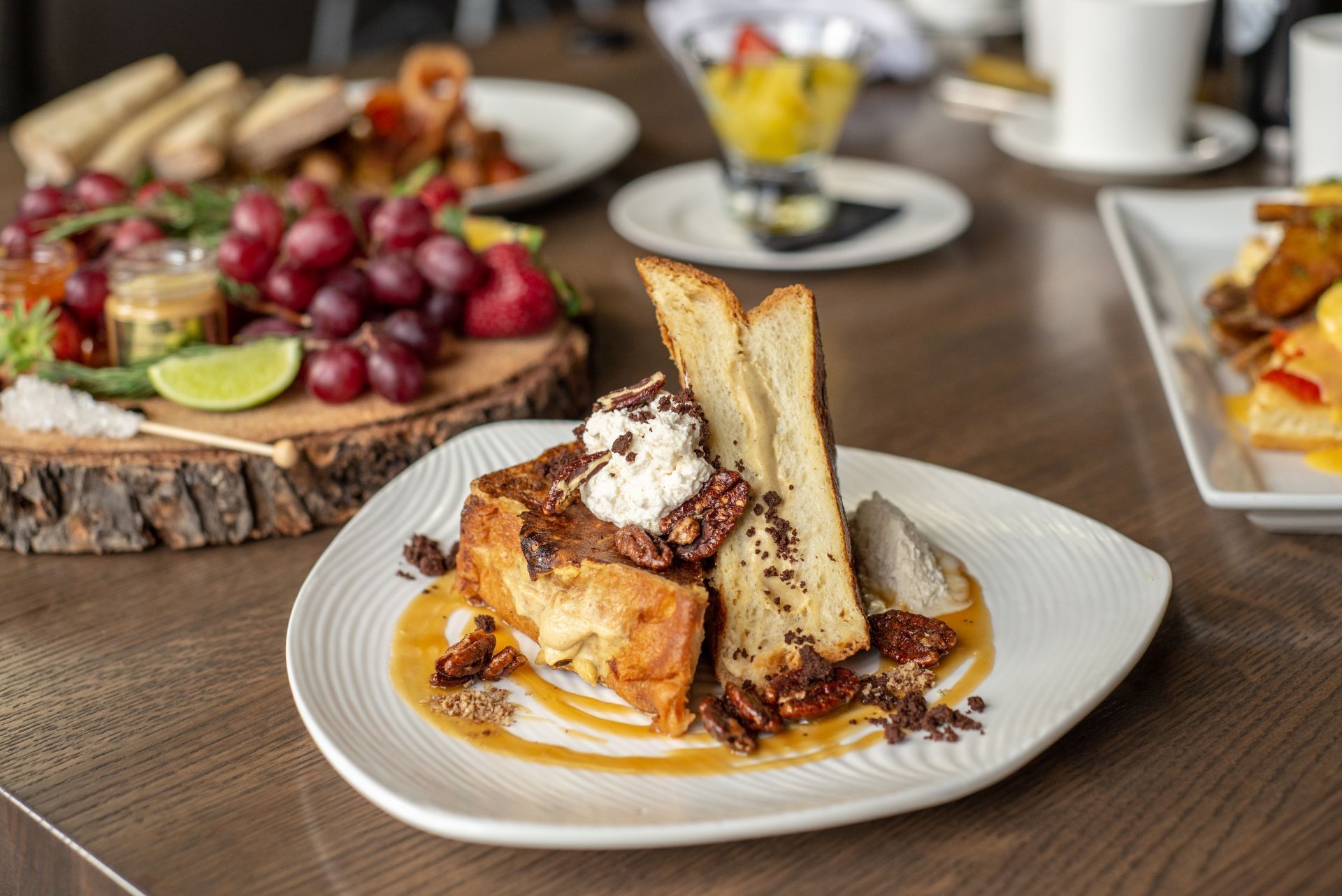 Closeup on a delicious breakfast dish served at Malcolm Hotel