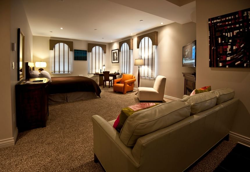 retro suites executive residence long term stay living area