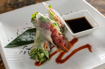 A wholesome dish in the Miso Phat Sushi at Maui Coast Hotel