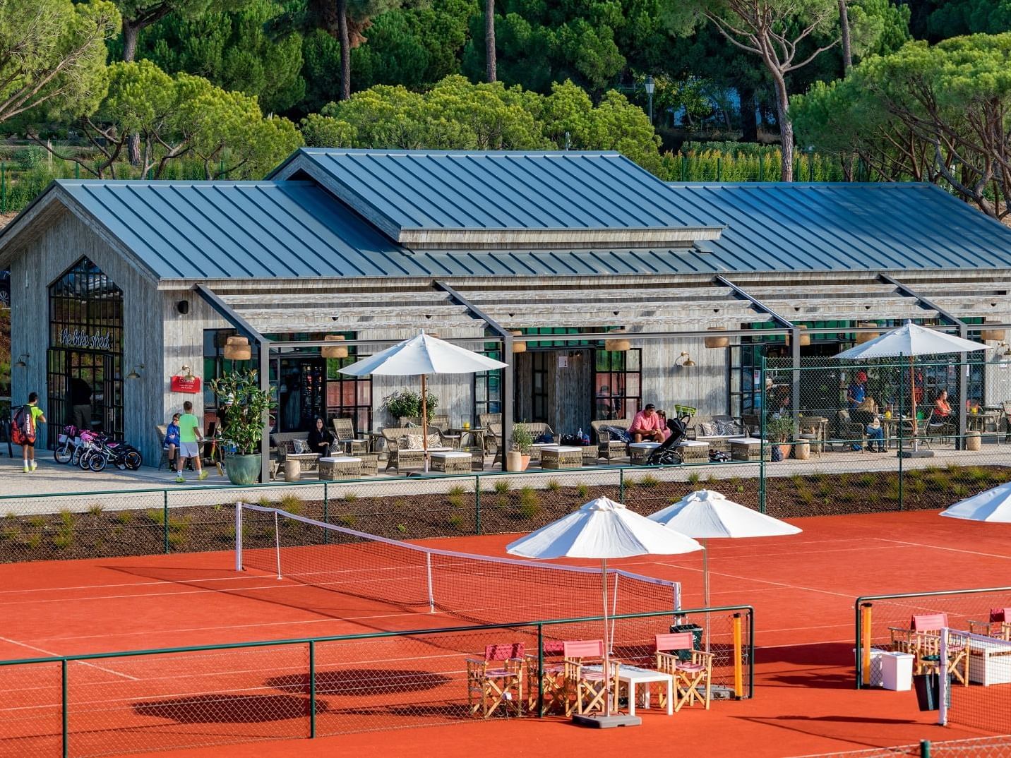 Exterior Tennis court -The Magnolia Hotel
