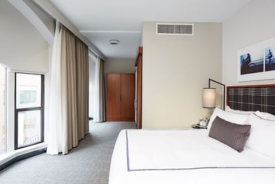 Interior of King Room at The Godfrey Boston Hotel