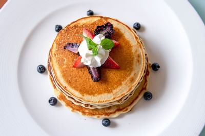 Pancakes at Panela Cocina Social for Breakfast