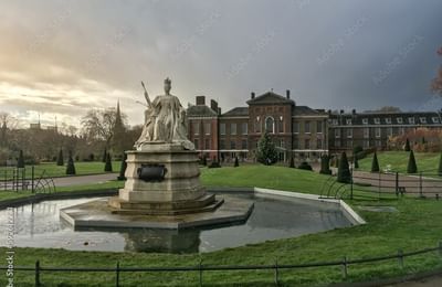 Kensington Gardens Queen Victoria Statue near Thistle Hotels