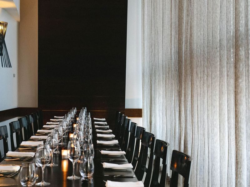 Table accessories at Mr.Hive Kitchen & Bar at Crown Tower Hotel