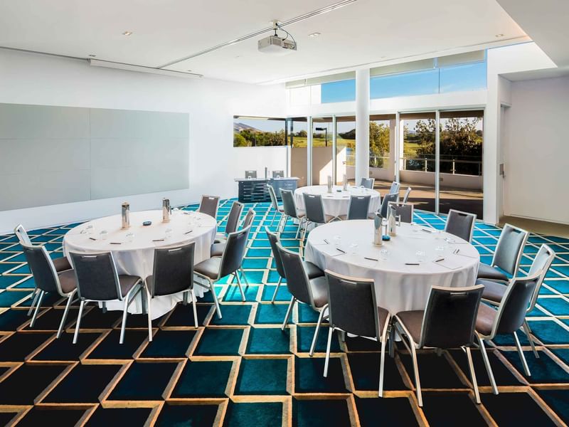 Round tables arranged Conference Event Meeting room at Pullman Magenta Shores