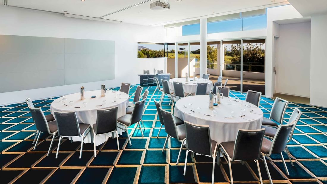 Round tables arranged Conference Event Meeting room at Pullman Magenta Shores