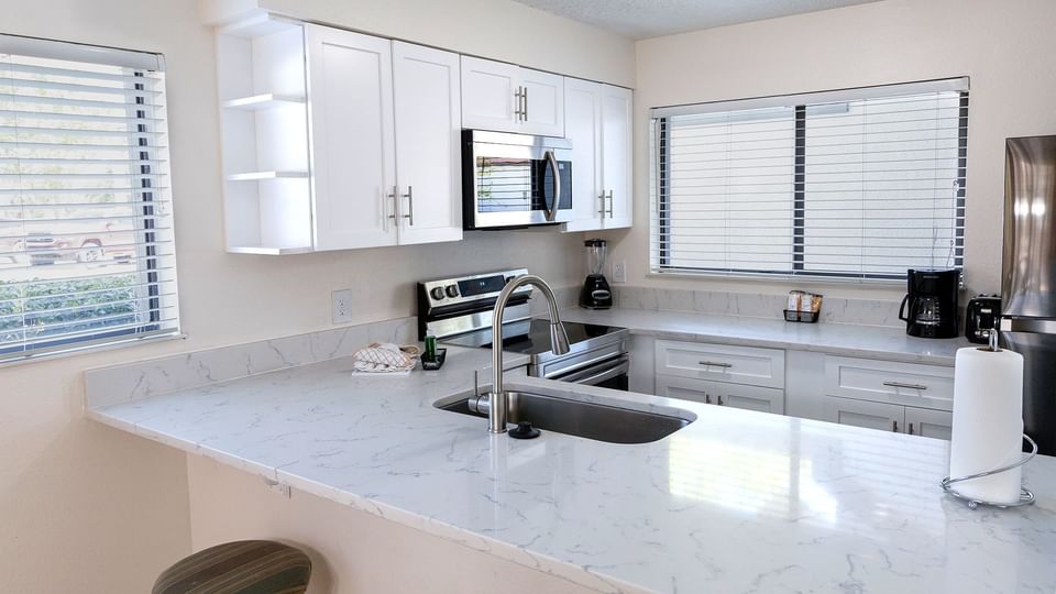 Kitchen, Two Bedroom Premium Suite in Palm Coast at Legacy Vacation Resorts