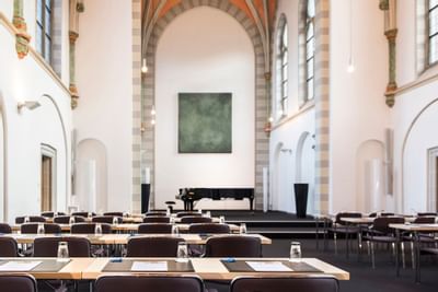 Old Church with Seating Arrangement in Hotel Collegium Leoninum, Bonn