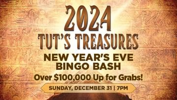 Tut's Treasures NYE Bingo Bash