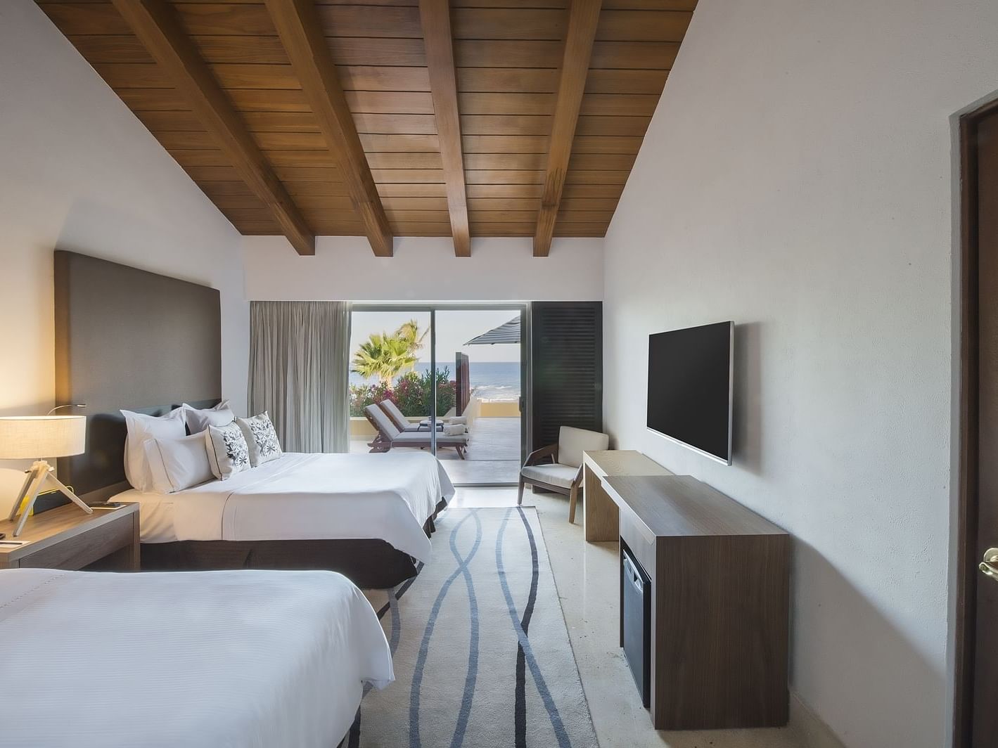 2 beds, TV in Imperial suite, Grand Fiesta Americana Los Cabos