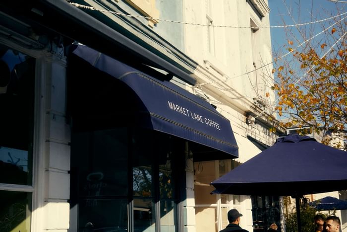 Exterior view of Market Lane Coffee near The Kinson