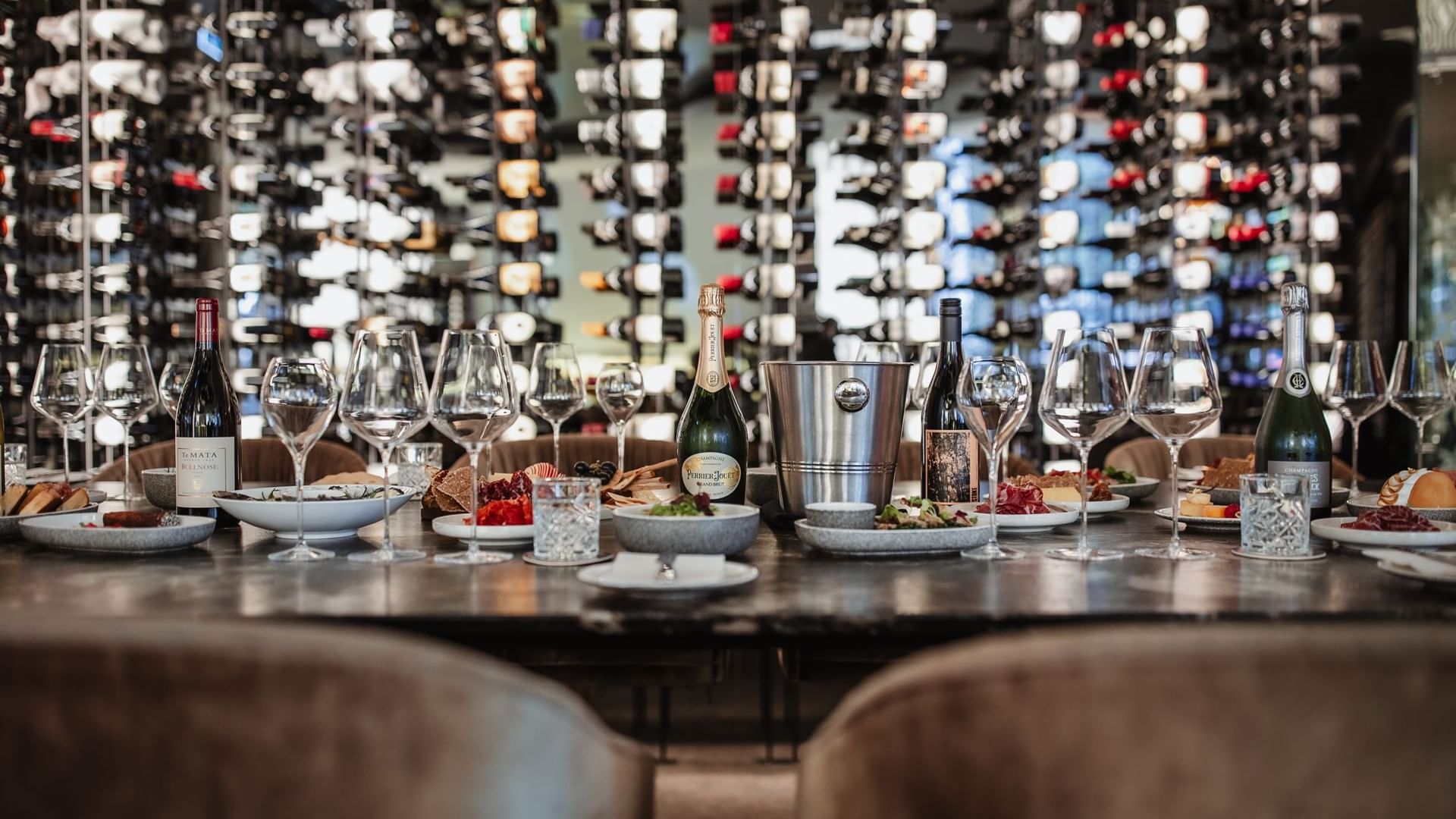 Dining area in The Reserve Wine Bar at Emporium Hotel South Bank