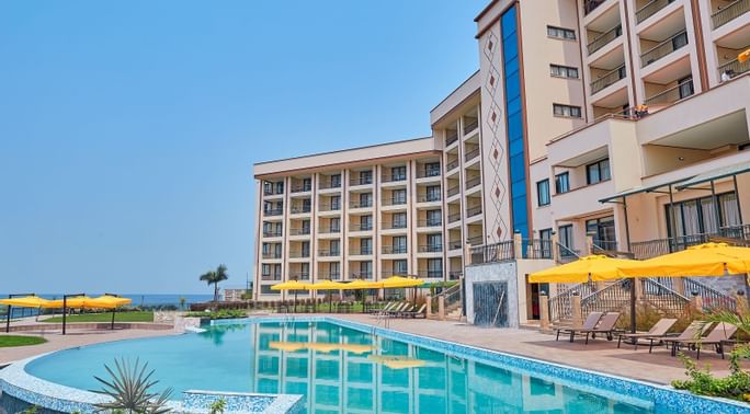 Exterior view of the Hotel & the Pool at Goma Serena Hotel