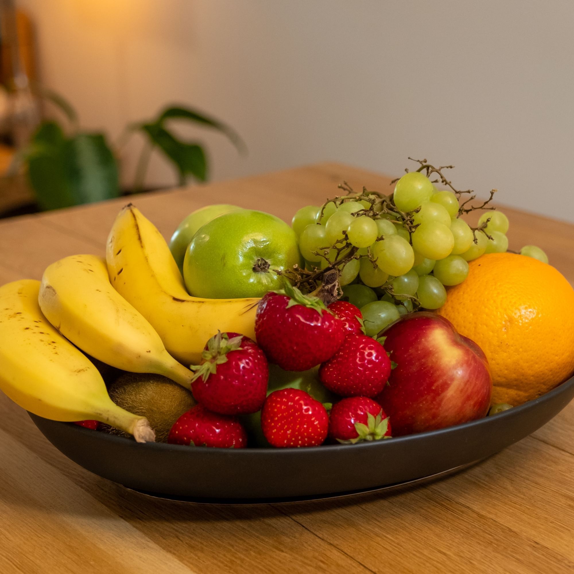 variety of fruit on a plate