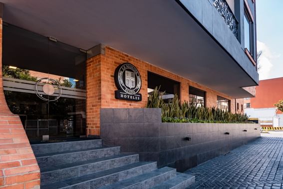 Entrance stairway in Hotel Egina Bogota, Le Manoir Egina Hotels