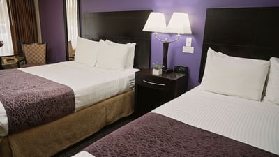 Premier room with two beds at Grand Legacy at The Park Anaheim.
