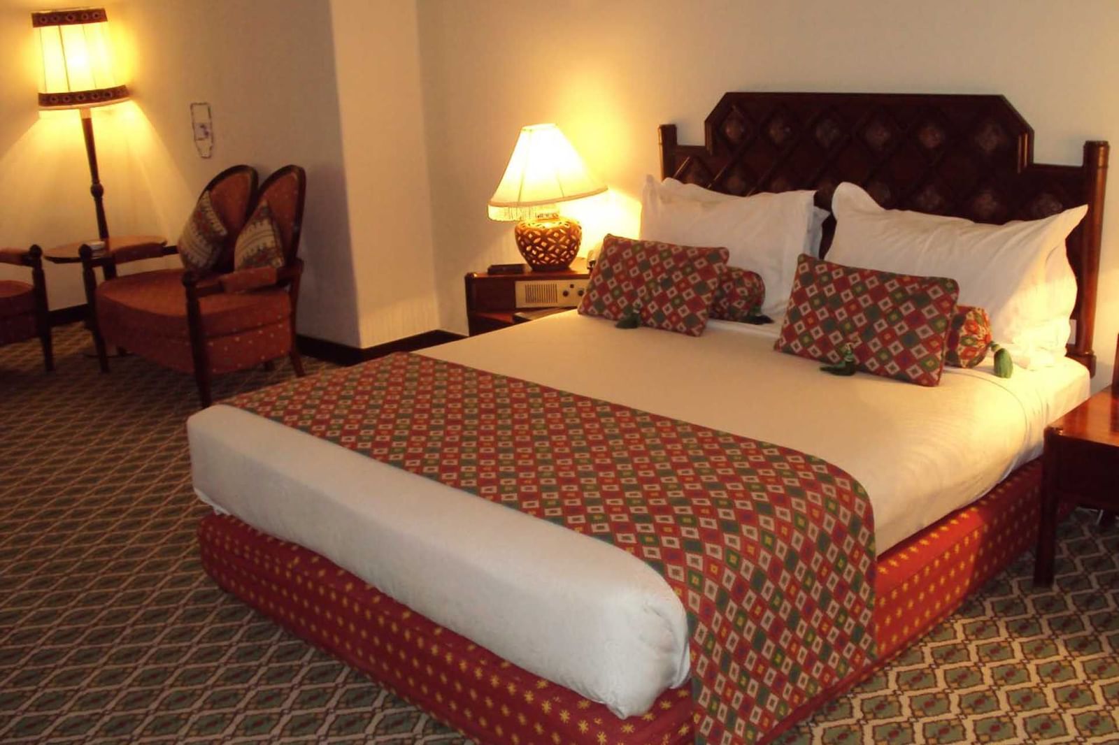 Bedroom area in a Hotel Room at Quetta Serena Hotel