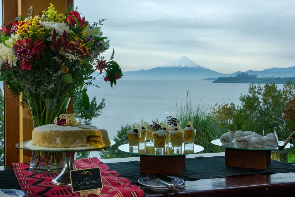 Views from Hotel Cumbres Puerto Varas in Chile