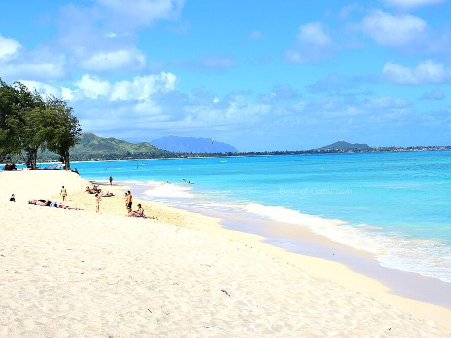 Landscape view of Kailua Beach on a sunny day near Waikiki Resort Hotel by Sono