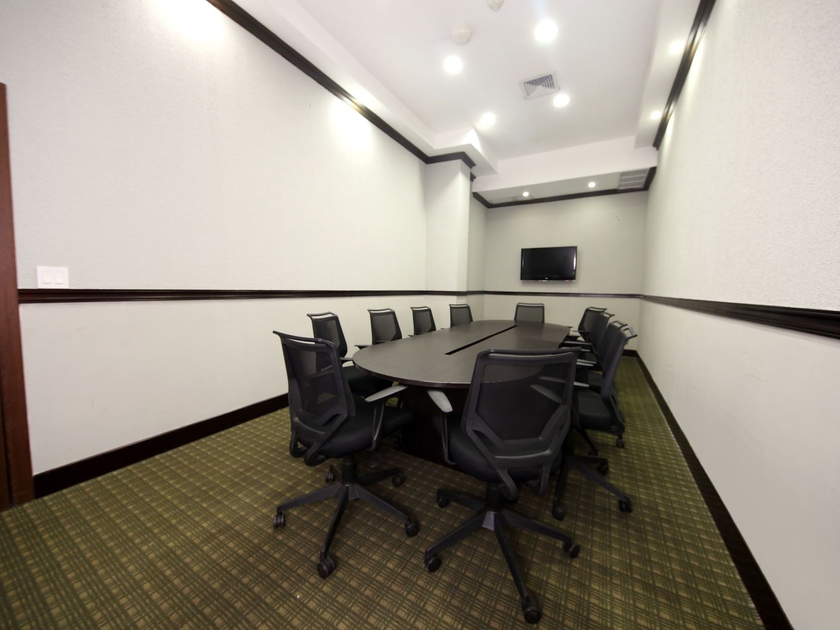 a conference table 