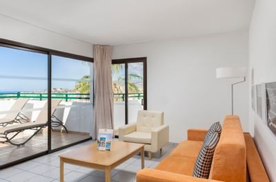 Sunset Bay Club One Bedroom Living Room
