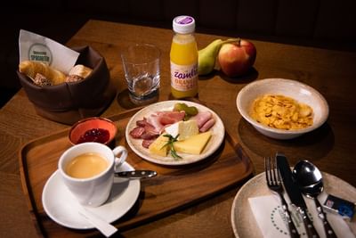 Food served in Brasserie, Best Western Hotel Spirgarten