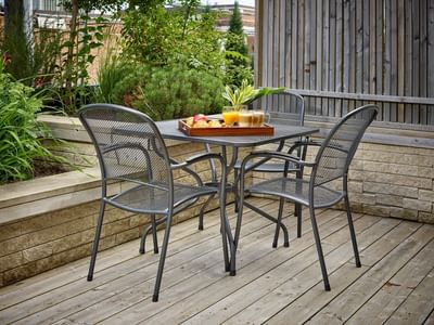 Studio Room outdoor patio at Metterra Hotel on Whyte