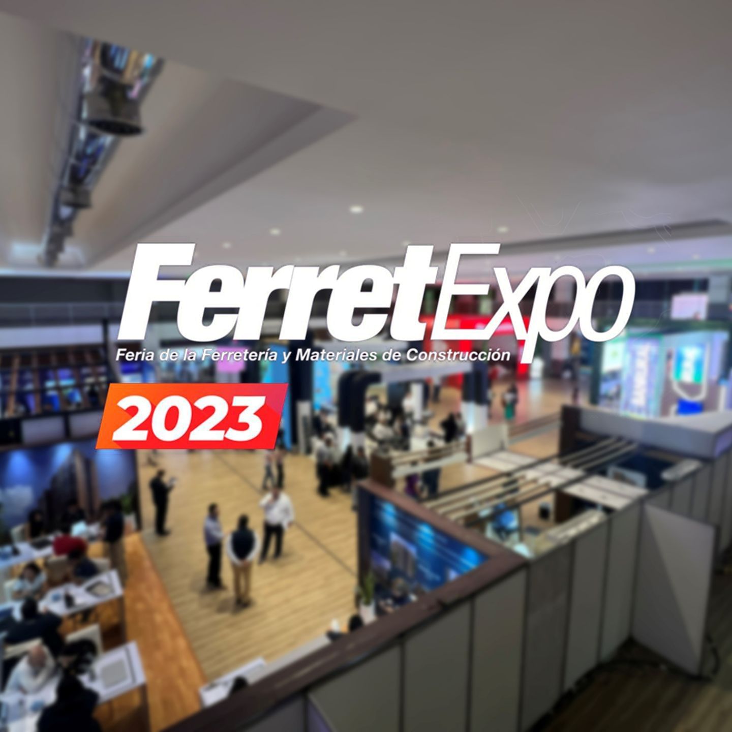 FerretExpo 2023 poster used at Tikal Futura Hotel