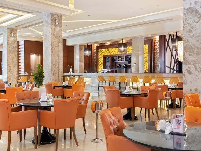 Interior view of lobby bar at pickalbatros hotels & resorts