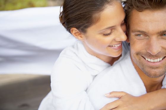 Couple at the spa