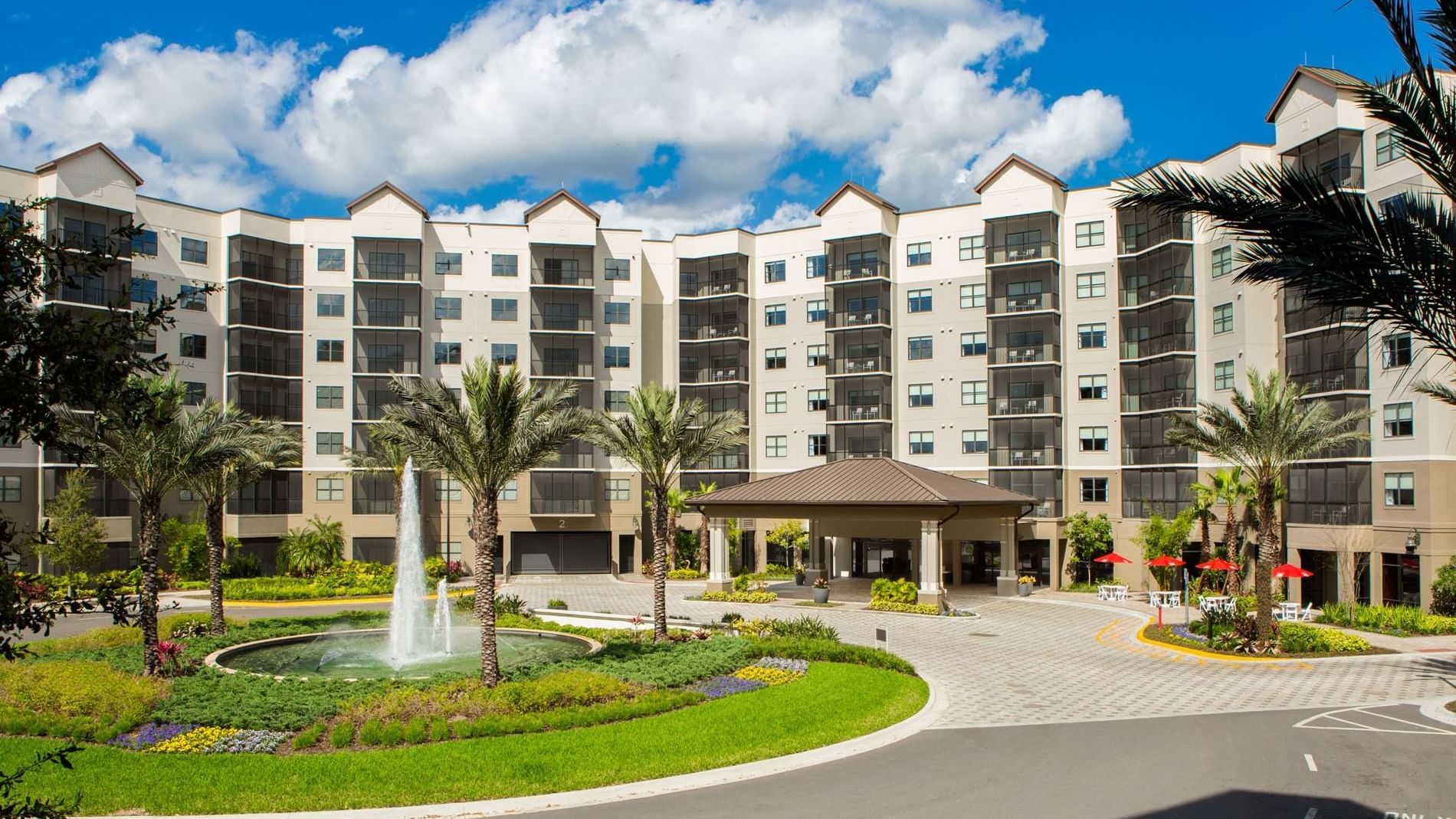 The grove lobby building