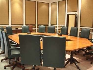 Table setup in Shigar meeting room at Islamabad Serena Hotel