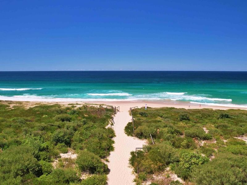 Magenta Beach Access from luxury beachside resort