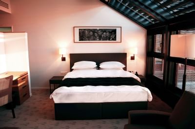 Premium Suite Bedroom area at The Granary La Suite Hotel