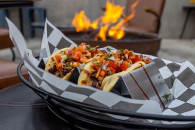 Dining at Hotel Grinnell, Iowa